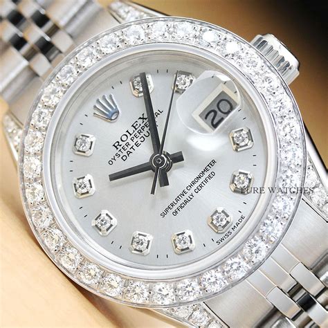 diamond womens rolex|rolex diamond bezel watches.